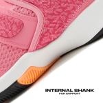 AND1 Gamma 4.0 Kids Basketball Shoes - Dark Pink/Orange