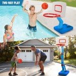 Adjustable Toddler Basketball Hoop for Indoor/Outdoor Play
