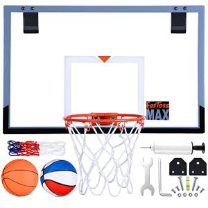 FASTOSS Wall-Mounted Indoor Basketball Hoop Set