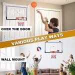 FASTOSS Wall-Mounted Indoor Basketball Hoop Set