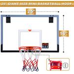 FASTOSS Wall-Mounted Indoor Basketball Hoop Set