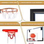 FASTOSS Wall-Mounted Indoor Basketball Hoop Set