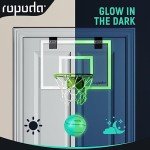Glow-in-the-Dark Mini Basketball Hoop for Indoor Fun