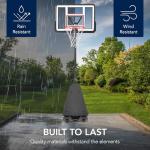 Adjustable 4.4-10ft Portable Basketball Hoop