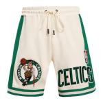 Boston Celtics Retro Athletic Shorts – Eggshell/Kelly Green