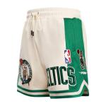 Boston Celtics Retro Athletic Shorts – Eggshell/Kelly Green