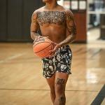 DIOTSR Men's Cool Mesh Basketball Shorts - Black