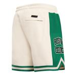 Boston Celtics Retro Athletic Shorts – Eggshell/Kelly Green