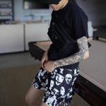 DIOTSR Men's Cool Mesh Basketball Shorts - Black