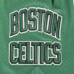 Boston Celtics Retro Athletic Shorts – Eggshell/Kelly Green