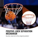 VEVOR Heavy-Duty Wall-Mounted Basketball Hoop