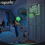 Glow-in-the-Dark Mini Basketball Hoop for Indoor Fun