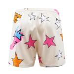 ZACAGO Men's Breathable Star Graphic Basketball Shorts