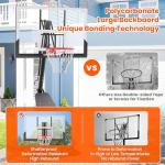 Feelwin 10ft Adjustable Outdoor Basketball Hoop