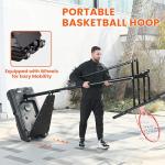Feelwin 10ft Adjustable Outdoor Basketball Hoop