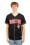 Houston Rockets Men's Soft Button Down Shirt, Black