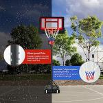 Adjustable Portable Basketball Hoop for Kids and Youth