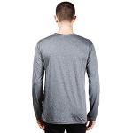 NBA Men's Long Sleeve Pullover T-Shirt - Heather Charcoal