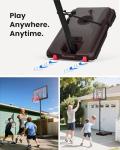 Adjustable 5.6-10FT Portable Basketball Hoop System