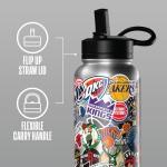 NBA Team Insulated 32 oz Water Bottle with Straw