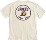 Los Angeles Lakers Official T-Shirt - Ivory, Large