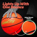 GlowCity Glow in the Dark Basketball - Size 7