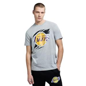 NBA Official Men's Graphic Cotton T-Shirt - Heather Grey