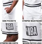 NBA Men's Chrome Mash Shorts - White