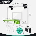 Glow-in-the-Dark Mini Basketball Hoop for Indoor Fun