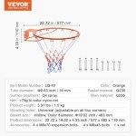 VEVOR Heavy-Duty Wall-Mounted Basketball Hoop