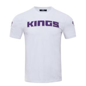 Sacramento Kings Classic Chenille Cotton Tee - White