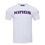 Sacramento Kings Classic Chenille Cotton Tee - White