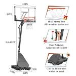 Seray 40-Inch Adjustable Basketball Hoop for All Ages