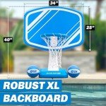 GoSports Pro Poolside Basketball Game with Hoop & Balls