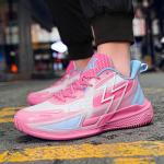 Bacury Women’s High Top Basketball Sneakers, Rose Size 6.5