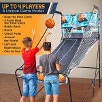 Indoor Double Hoop Basketball Arcade Game with Scoreboard