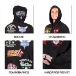 NBA Soft Fleece Pullover Hoodie - Unisex Black