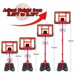 Adjustable Kids Basketball Hoop with Scoreboard