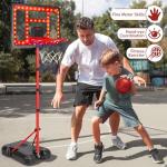 Adjustable Kids Basketball Hoop with Scoreboard