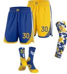 Boys Basketball Shorts Set with Socks & Sleeves
