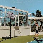 Yaheetech Portable Adjustable Basketball Hoop for Adults