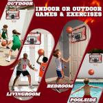 Over The Door Mini Basketball Hoop with Lights