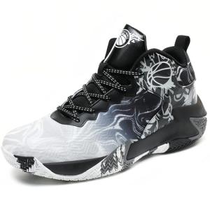 Men's Lightweight Breathable Basketball Shoes - Black