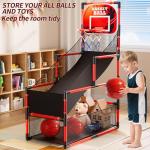 NIPLOOOW Kids Arcade Basketball Game Set