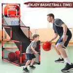 NIPLOOOW Kids Arcade Basketball Game Set