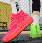 Red Non-Slip Basketball Shoes for Men