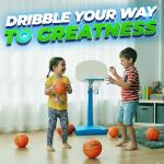 PlayBolt Mini Basketballs (Pack of 3) - 7-Inch