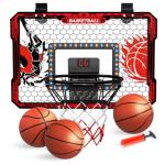 LED Over the Door Basketball Hoop Set