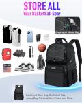 Lointet Basketball Backpack with Shoe and Ball Holder