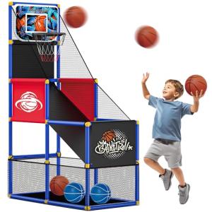 Adjustable Basketball Hoop for Kids Ages 3-8